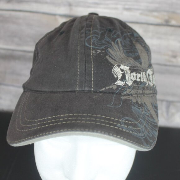 CRAZY SHIRT HAWAIN NORTH SHORE Gray Baseball Hat Embroidered Cap Adjustable Back - Picture 5 of 10